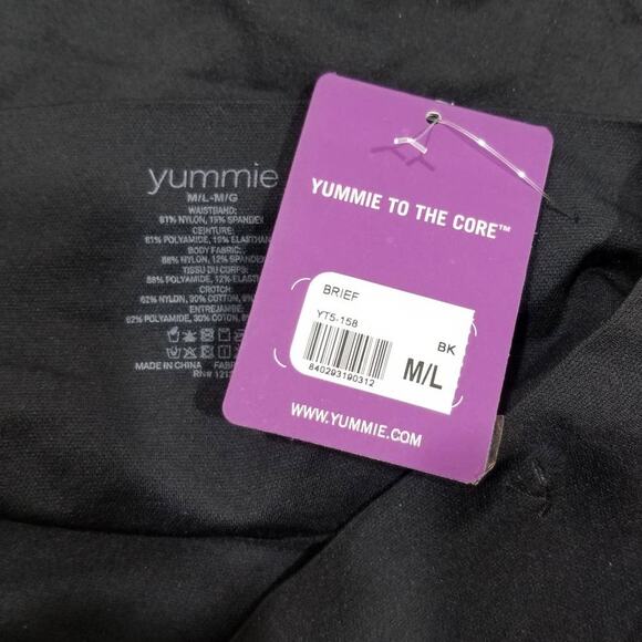 Yummie Shaping Brief Underwear Seamless Style‎ YT5-158 Medium/Large Black - Picture 6 of 6